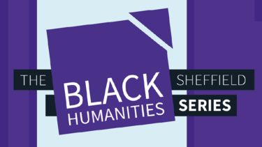 Graphic with the text 'Black Humanities series'
