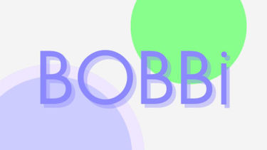 Bobbi with two circles (green and purple)