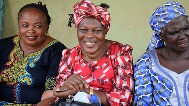 Commonwealth Secretariat (2019) Nigeria General Election - 3 women, dressed in colourful African attire