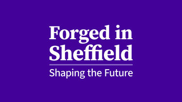 Forged in Sheffield, shaping the future. Logo.