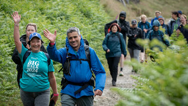 Participants at the Big Walk 2024