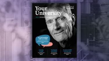 Cover of Your University magazine 2024 edition featuring Lee Child.