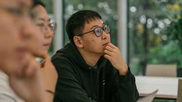 Students watching a lecture