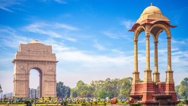 Canopy and India Gate in New Delhi, India