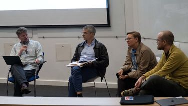 Adam Leaver discussing corporate scandals at the first roundtable
