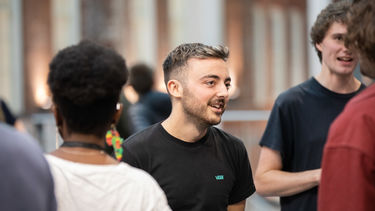 Students socialising