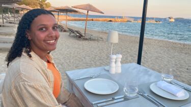 Photo of student Flo Brand on the beach