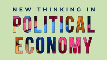 SPERI Presents new thinking in political economy text on green background