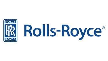 Blue Rolls-Royce logo