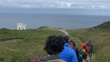 Photo of students on the field course in Anglesey