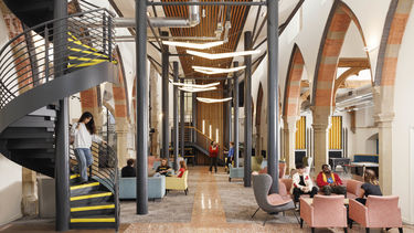 The common area for St Vincent's Place