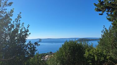 Scenic view of the Croatian costline