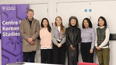 The Centre of Korean Studies Team with Dr. Haekyung Um