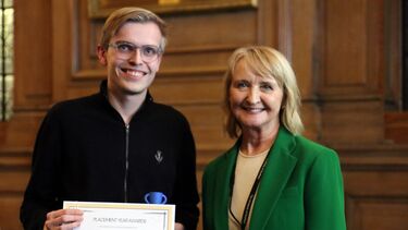 Placement Year Awards 2024 winner Samuel Verhulst