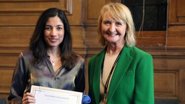 Placement Year Awards 2024 winner Simone Jain