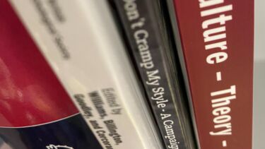 The spines of a number of critical disability studies texts