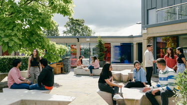 Courtyard cafe