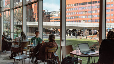 Students at coffee revolution