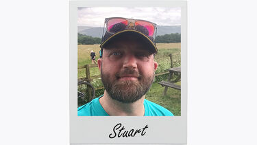 Stuart Hall taking part in the Big Walk 2024