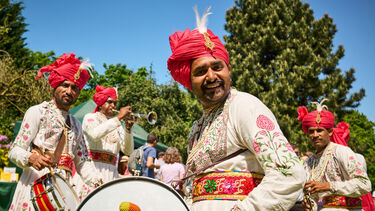 Rajasthan Heritage Brass Band in Weston Park 