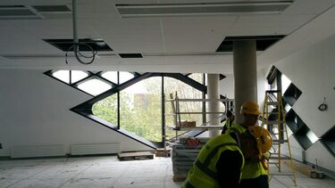 Diamond in the construction phase