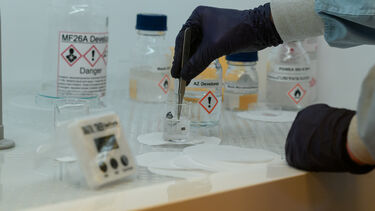 a picture of some equipment in the cleanroom