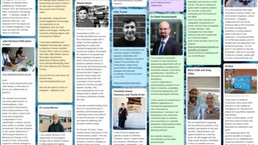 Screenshot of the Ideas Bazaar 2023 registration Padlet page