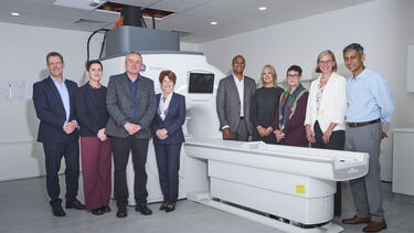 Low field MRI canner unveiling with GE Healthcare
