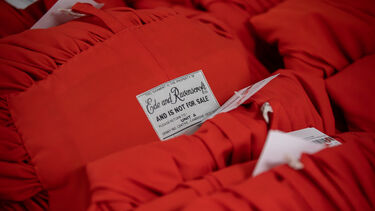 red robes folded 