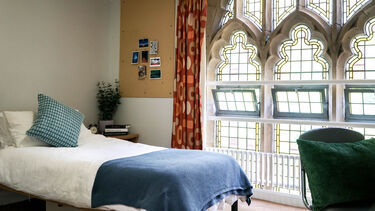 A student bedroom in St George accommodation 