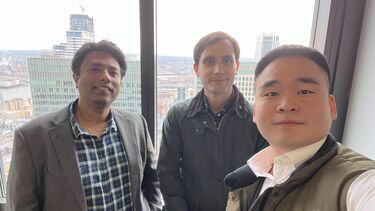 PingCheng with his colleagues