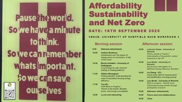Workshop schedule