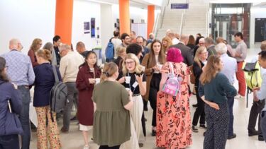 Networking at the Data Connect Launch Event