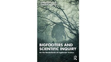 Book jacket cover featuring a bigfooter