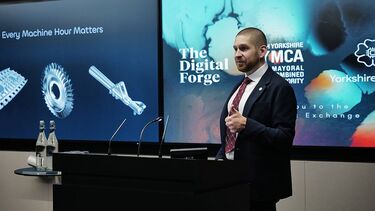 Dr Rob Ward presenting at Trade Mission