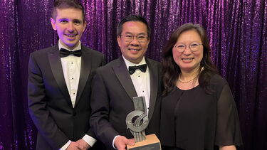 Academics receiving an award