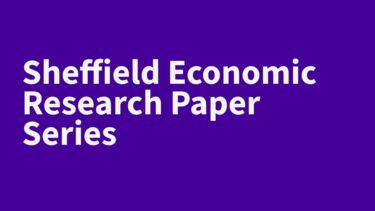 White text on purple background: Sheffield Economic Research Paper Series