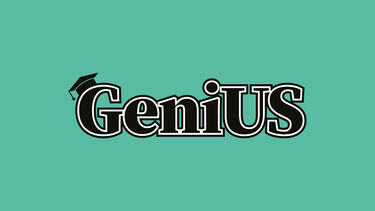 GeniUS logo on green