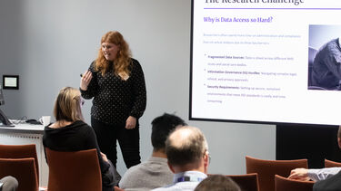 Rosie at Showcase event