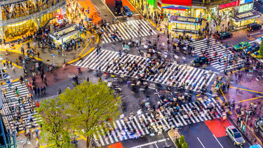 Japan busy street