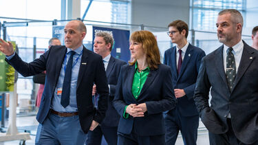 Chancellor Rachel Reeves visiting AMRC