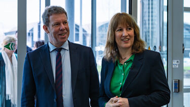 Chancellor Rachel Reeves visiting AMRC with Koen Lamberts