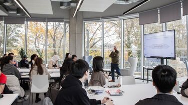 Students in a seminar