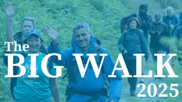 A group of walkers smiling