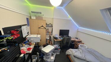 Proto GT's original bedroom workshop