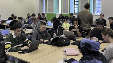 Picture of EYH students attending a classroom session