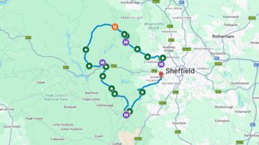 route map for 30 mile big walk