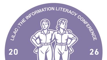The logo for LILAC 2026 with a graphic of two women in overalls with their arms around eachother in the middle