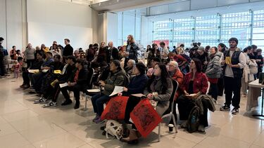 The auidence for the Year of the Horse celebrations