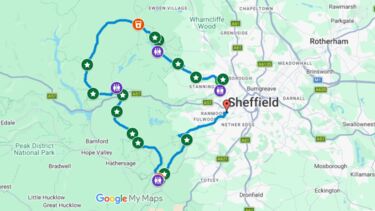 route map for 30 mile big walk